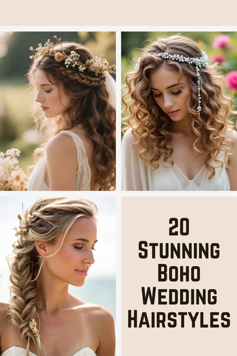 Stunning Boho Wedding Hairstyles