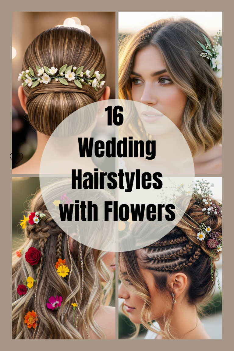 Wedding Hairstyles with Flowers
