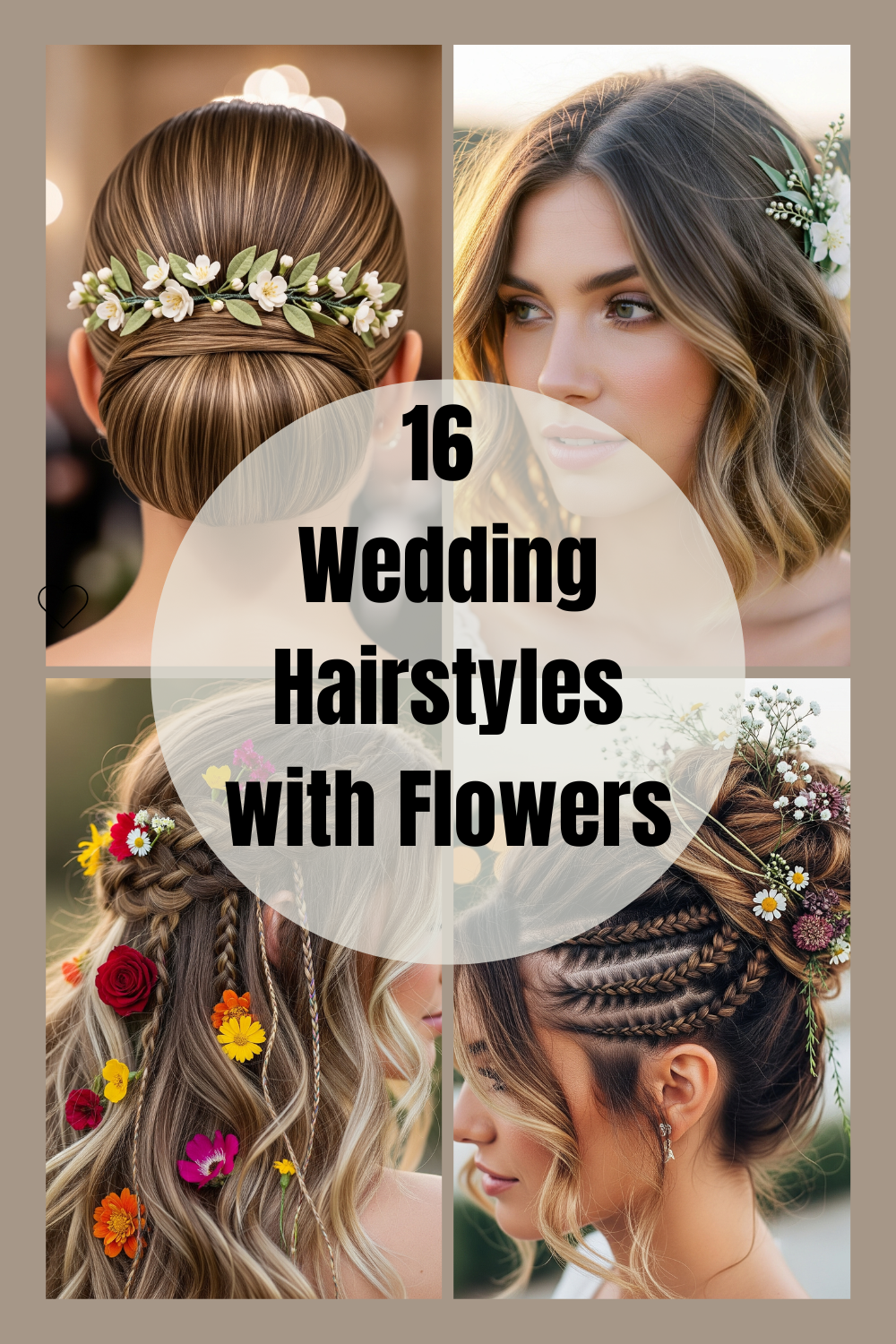 Wedding Hairstyles with Flowers