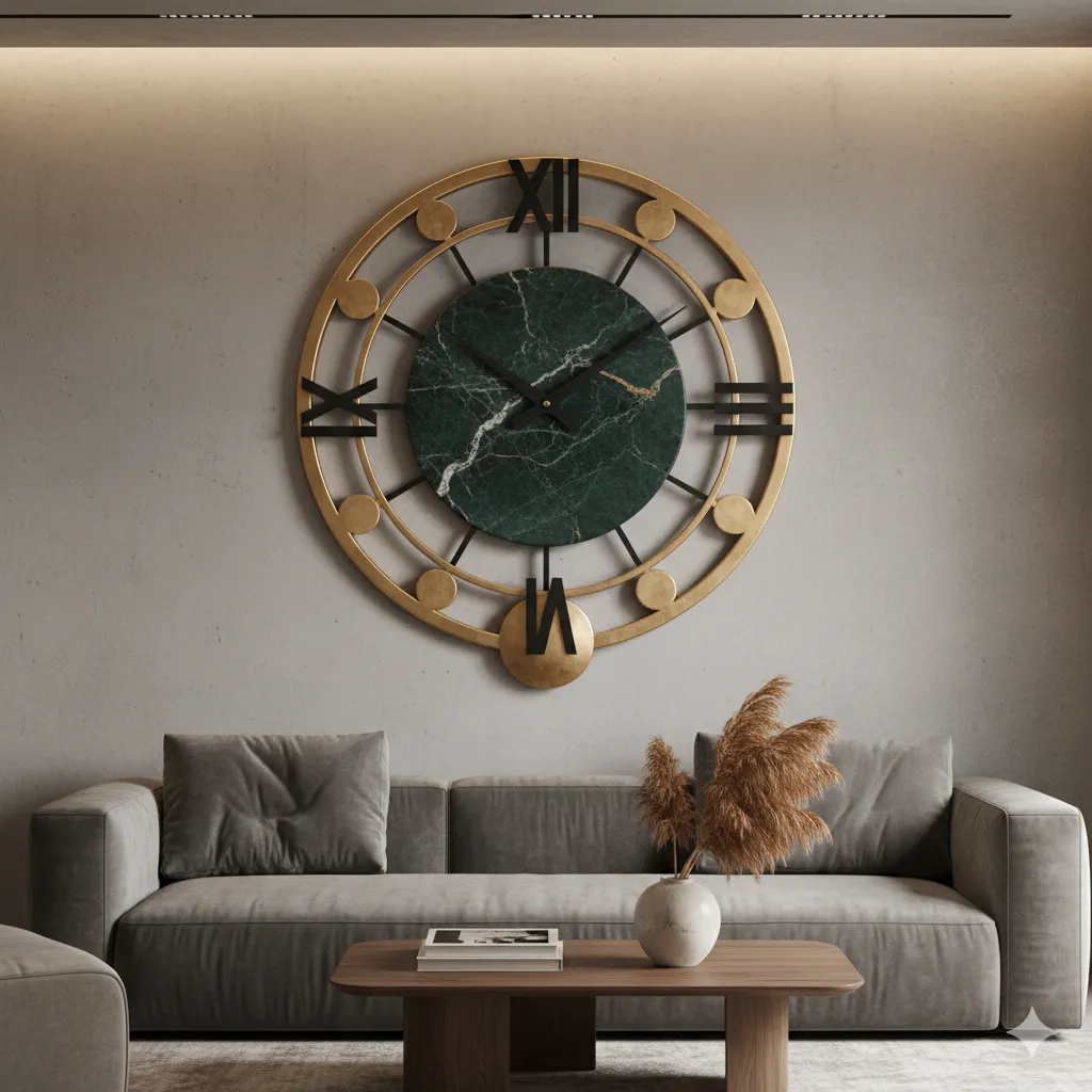 Oversized Statement Clock