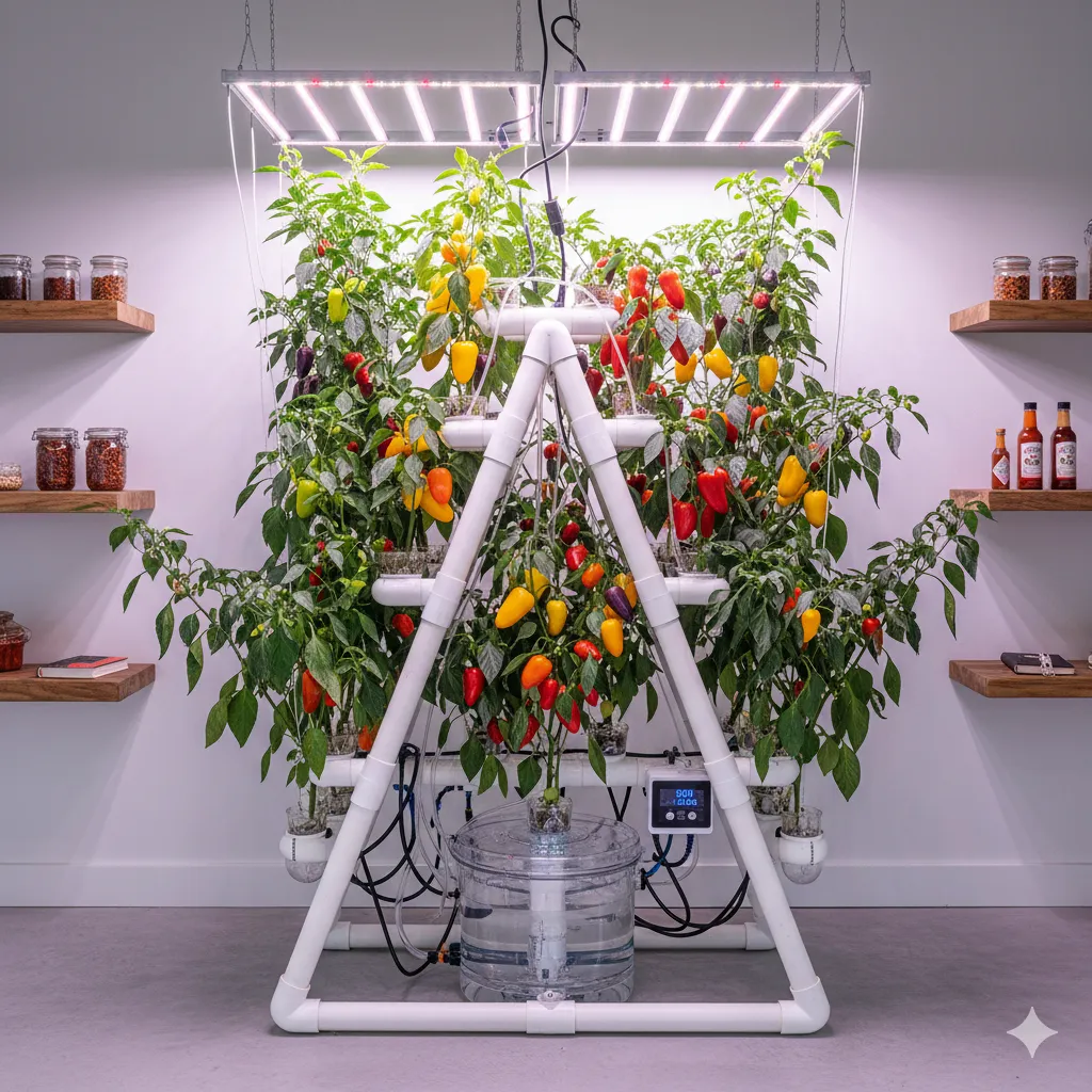Try Hydroponic Peppers