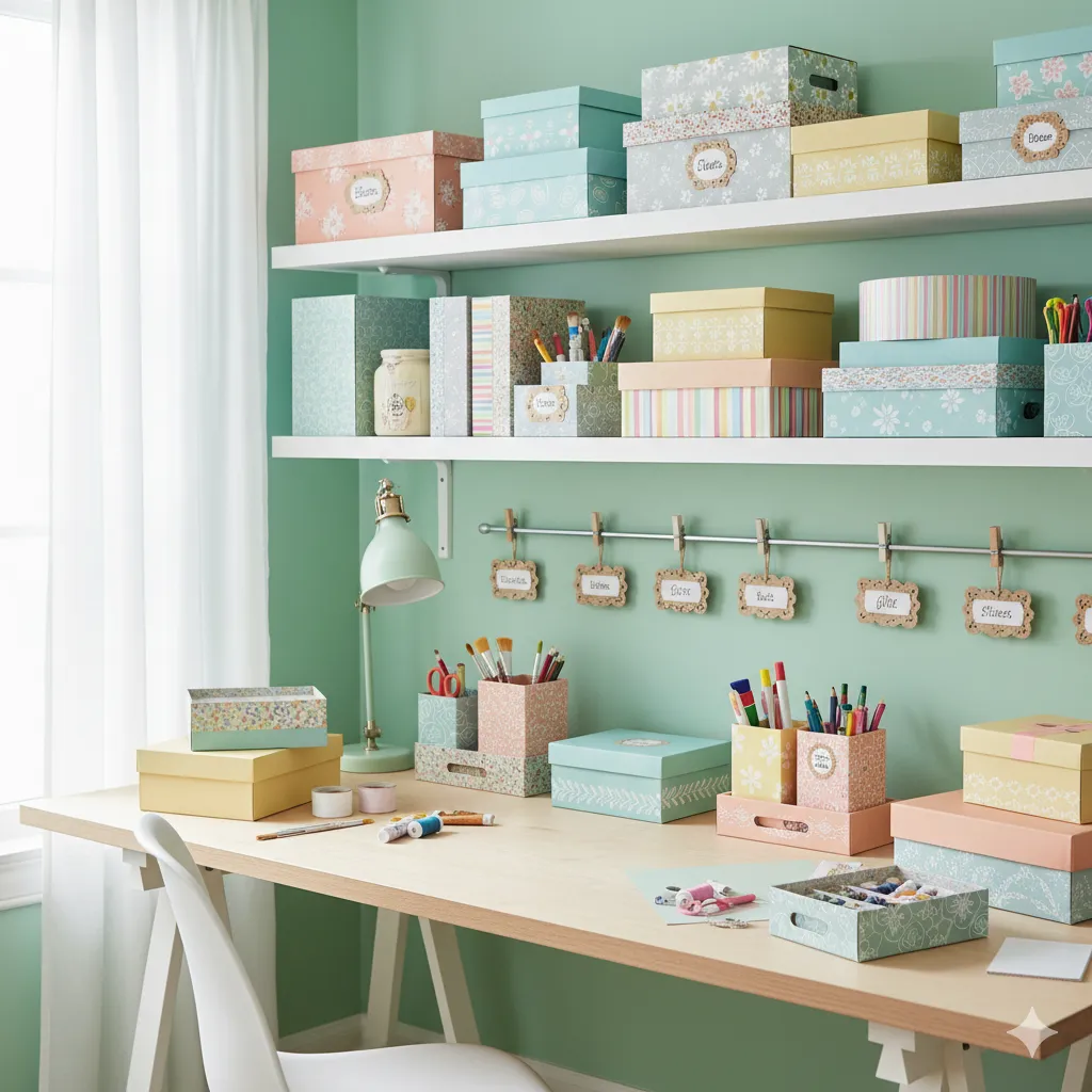 Repurpose Old Shoe Boxes