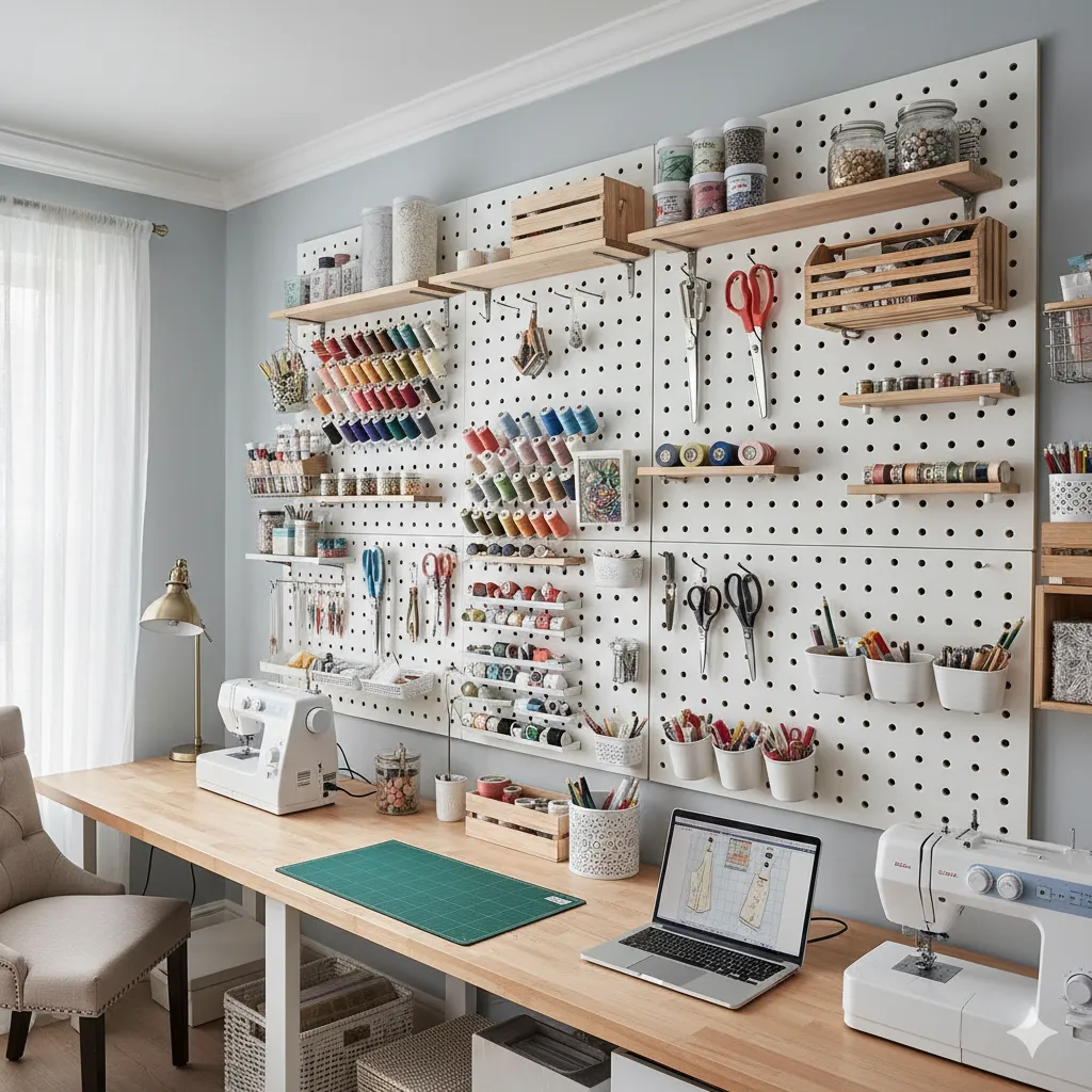 Pegboards for Wall Storage