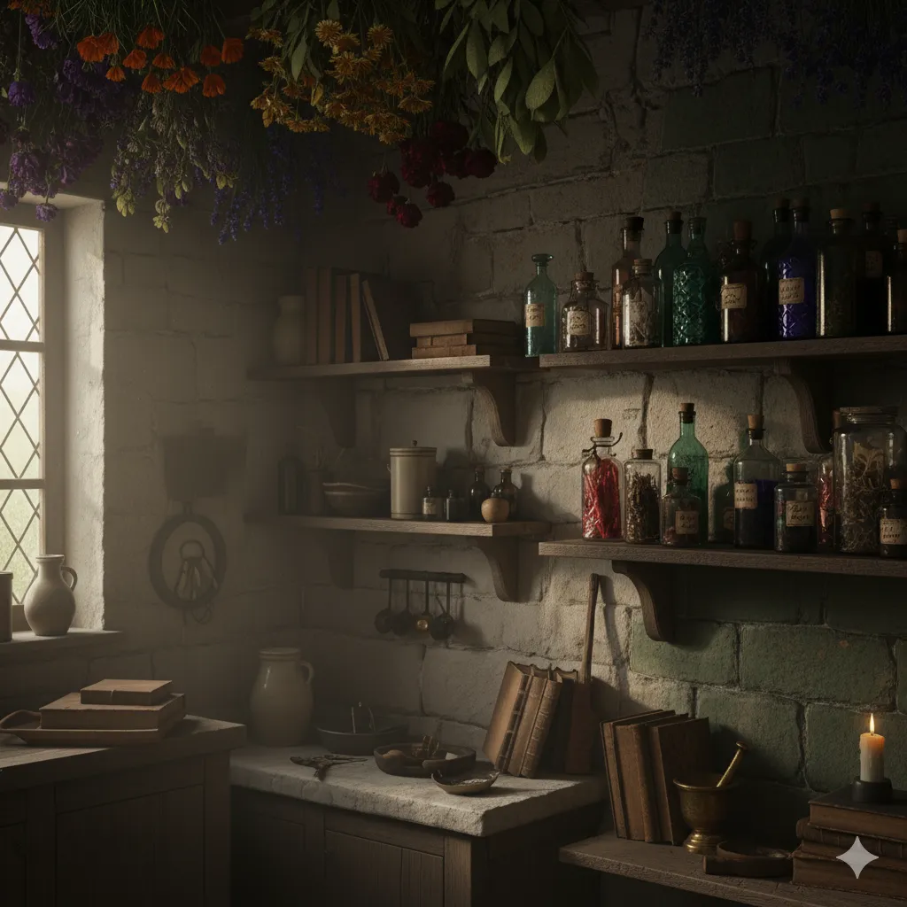 Use Vintage Glass Bottles and Jars