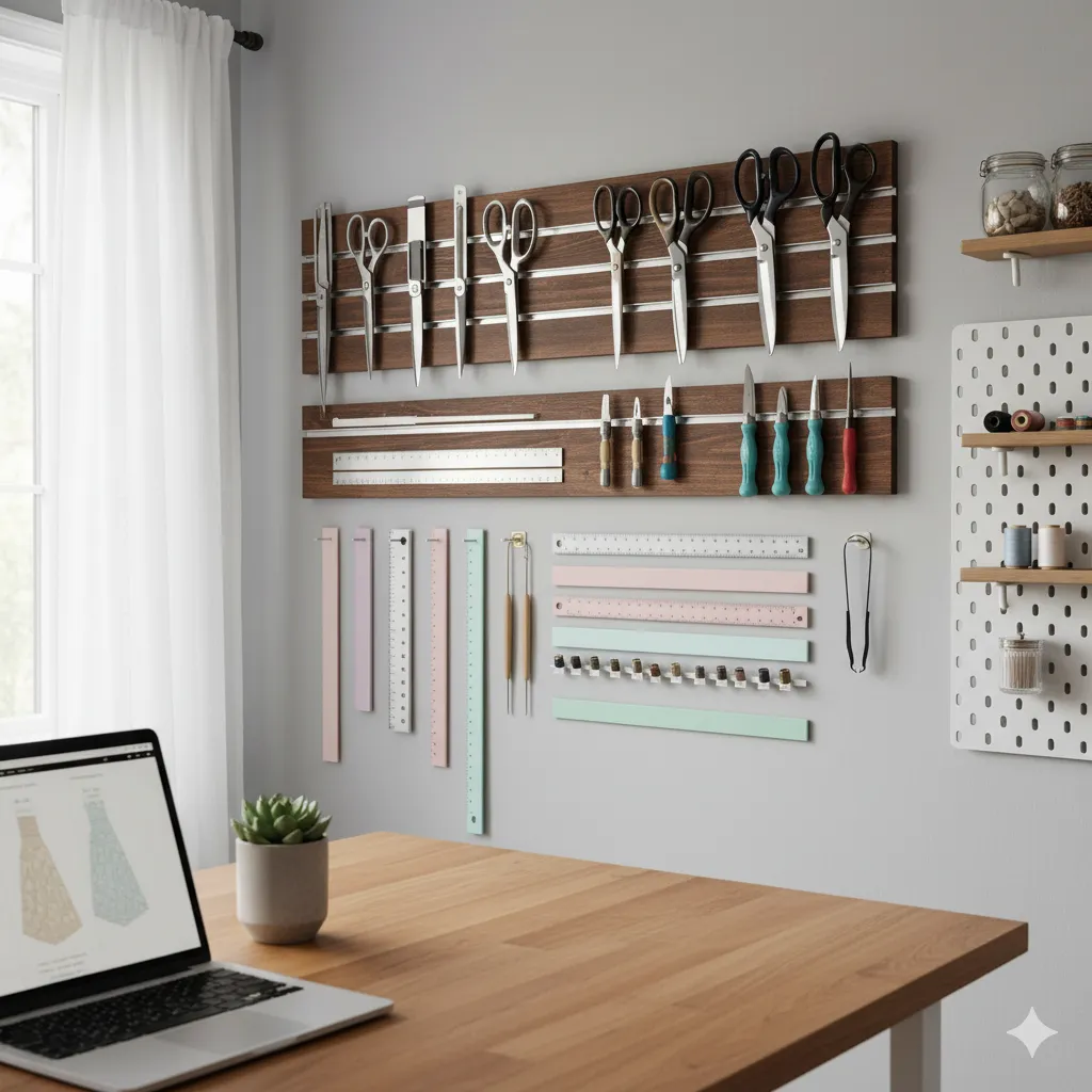 . Magnetic Strips for Tools