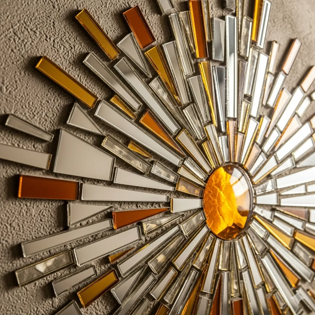 Sunburst Mirror Mosaic