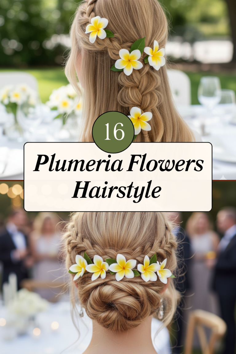 plumeria flowers hairstyles