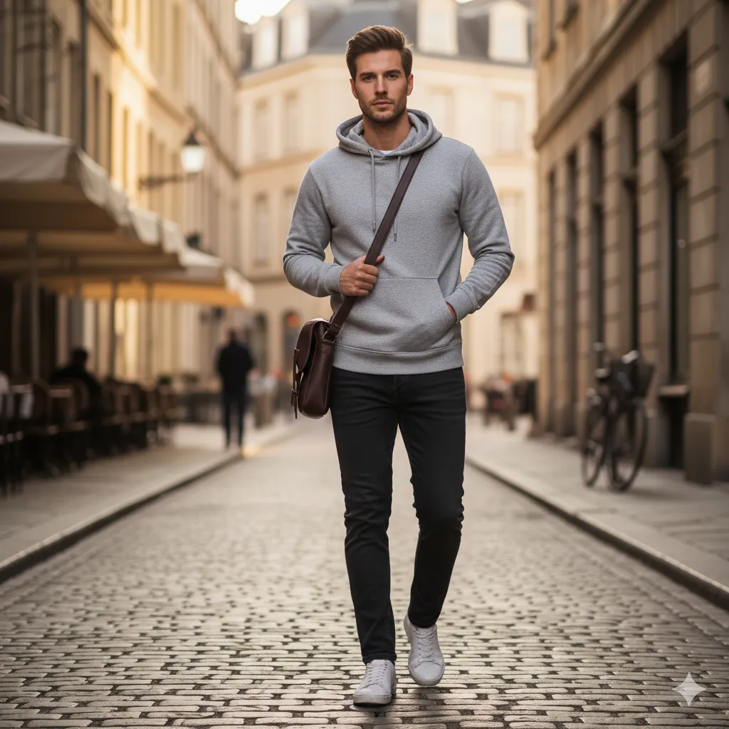 Hoodie with Slim Jeans