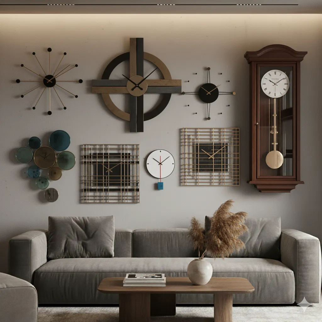 Modern Abstract Clocks