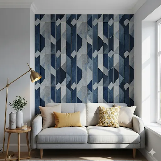 Accent Wall with Paint or Wallpaper