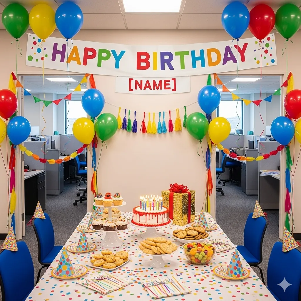 Best Office Birthday Decoration Décor