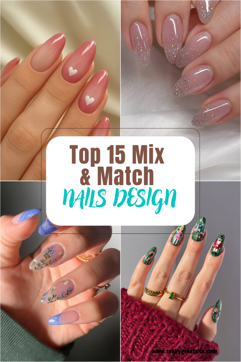 Top 15 Mix & Match Nails Designs for a Trendy 2025 Look