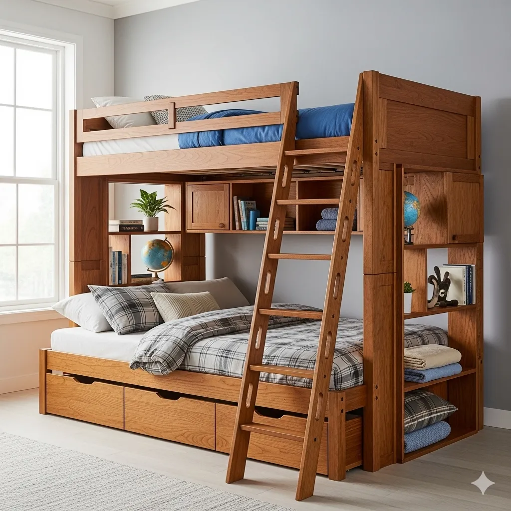 Bunk Beds with Storage