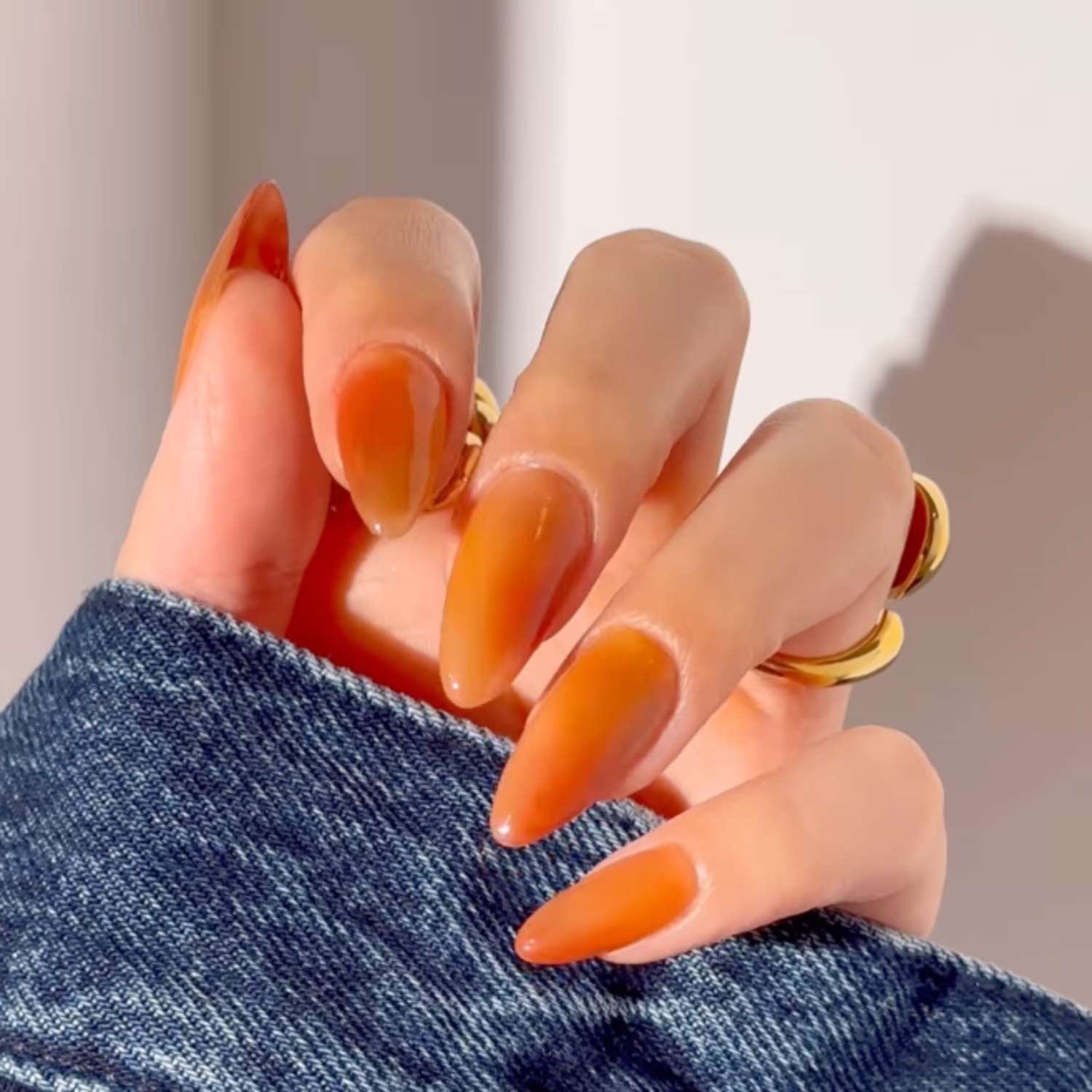 Caramel Mist Nails