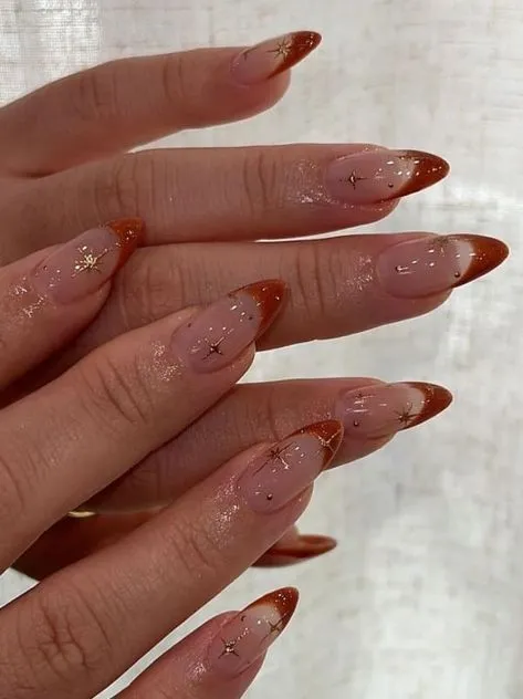 Caramel Mist Nails