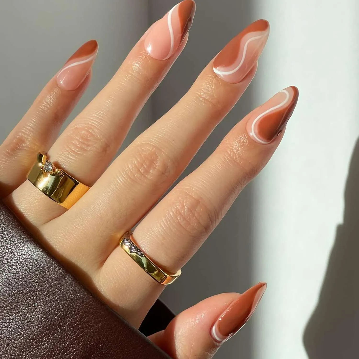 Caramel Mist Nails
