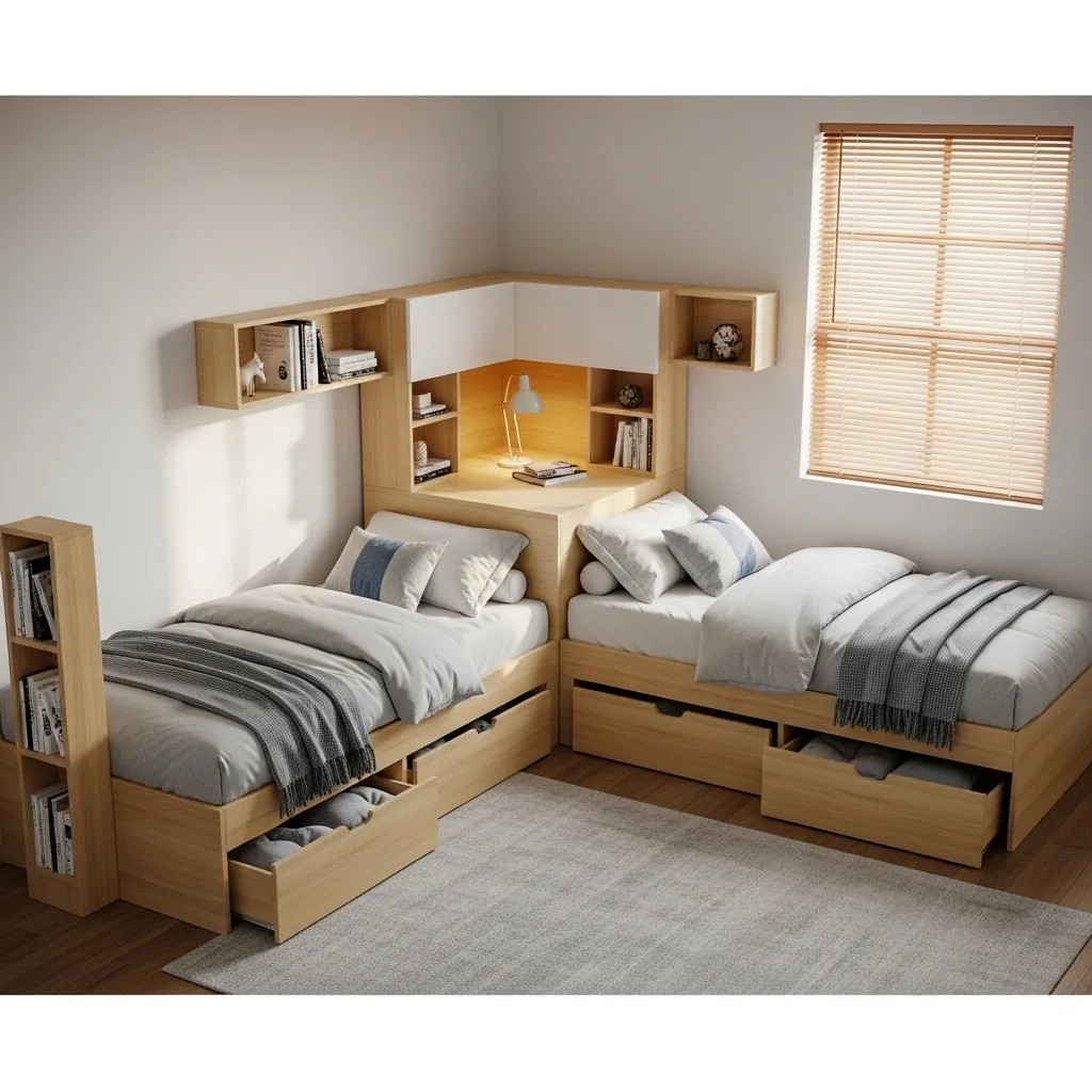Corner Twin Bed