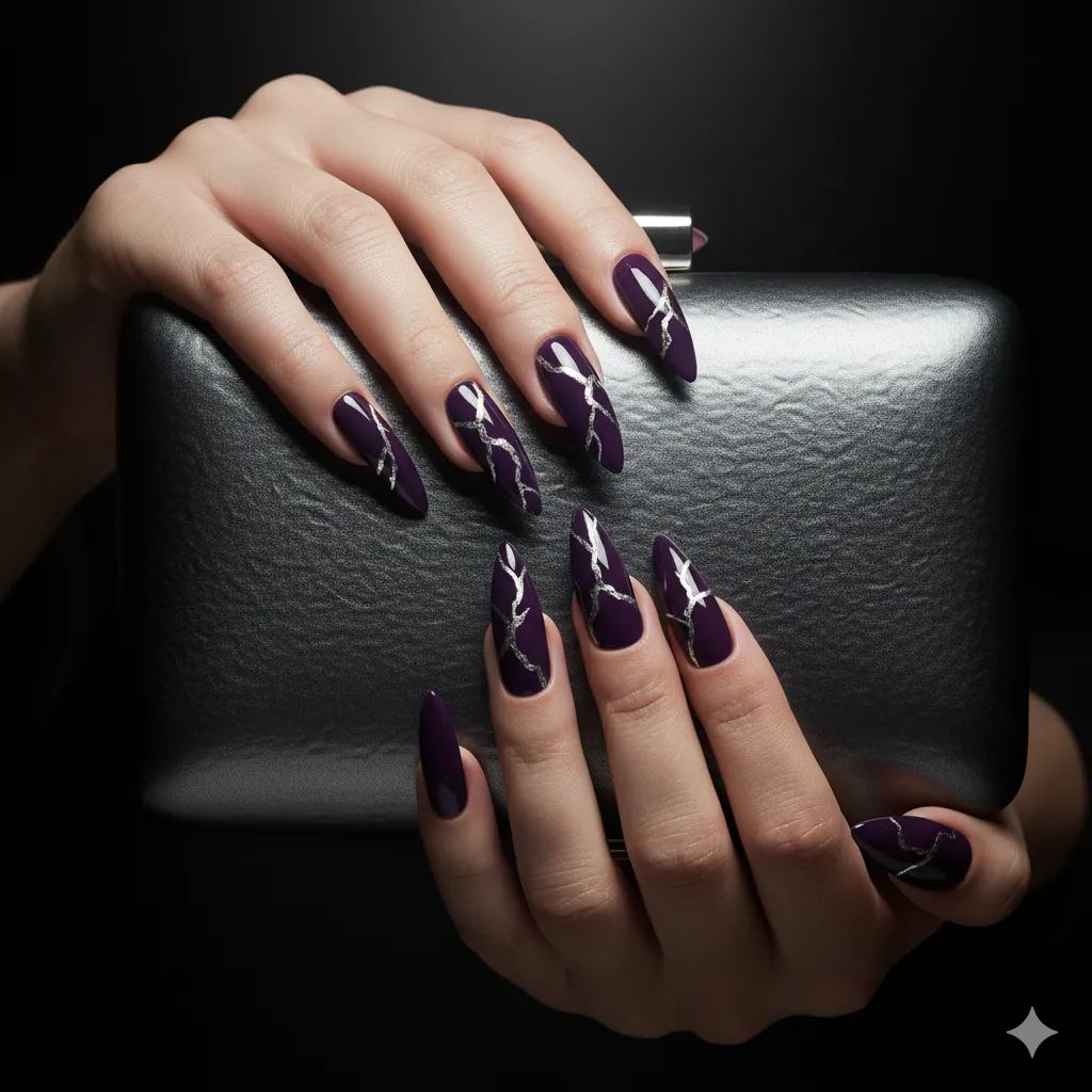 Eggplant Nails