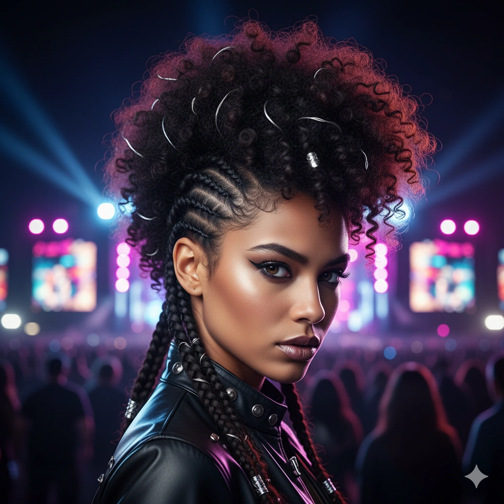 curly braid hairstyles