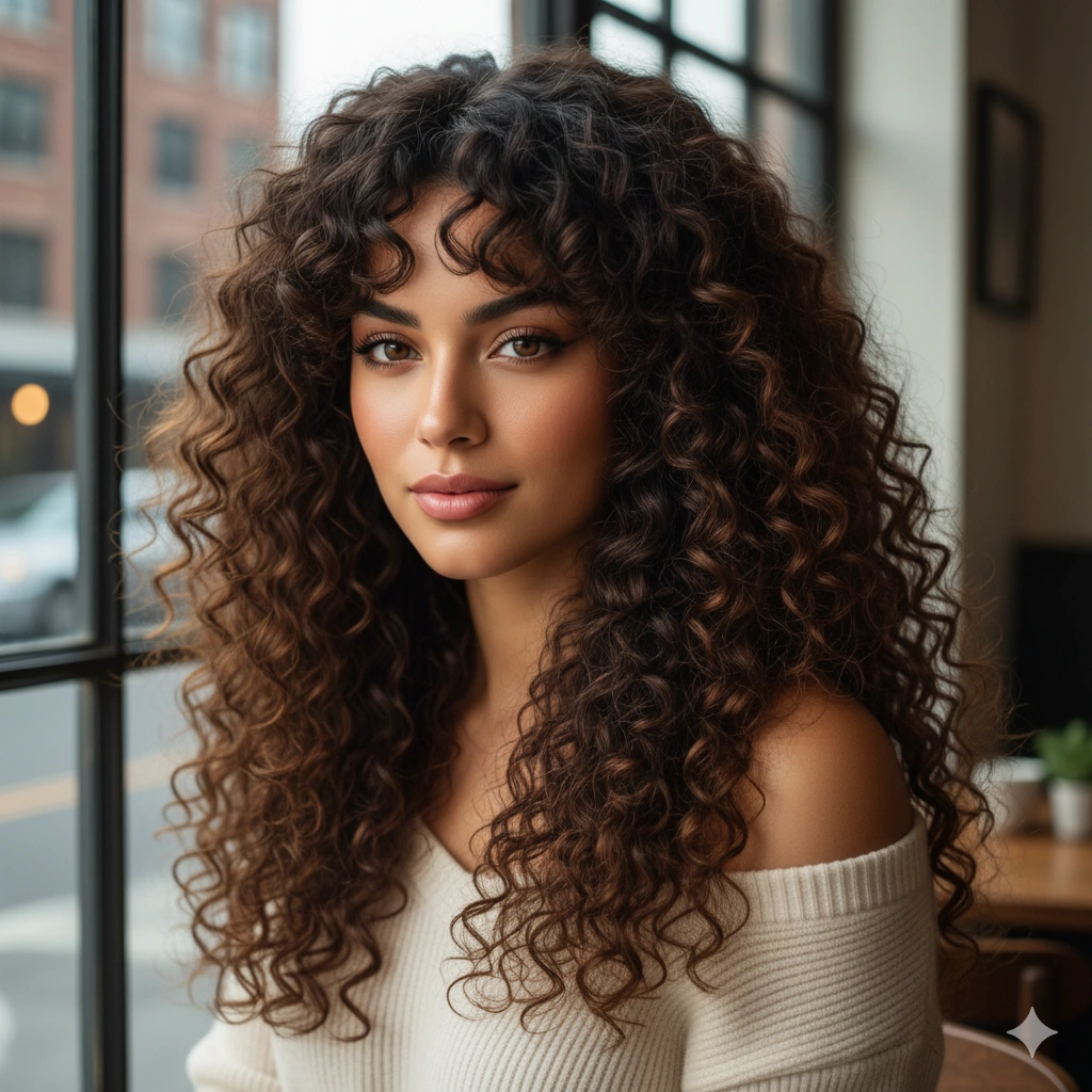 Long Curly Hairstyle