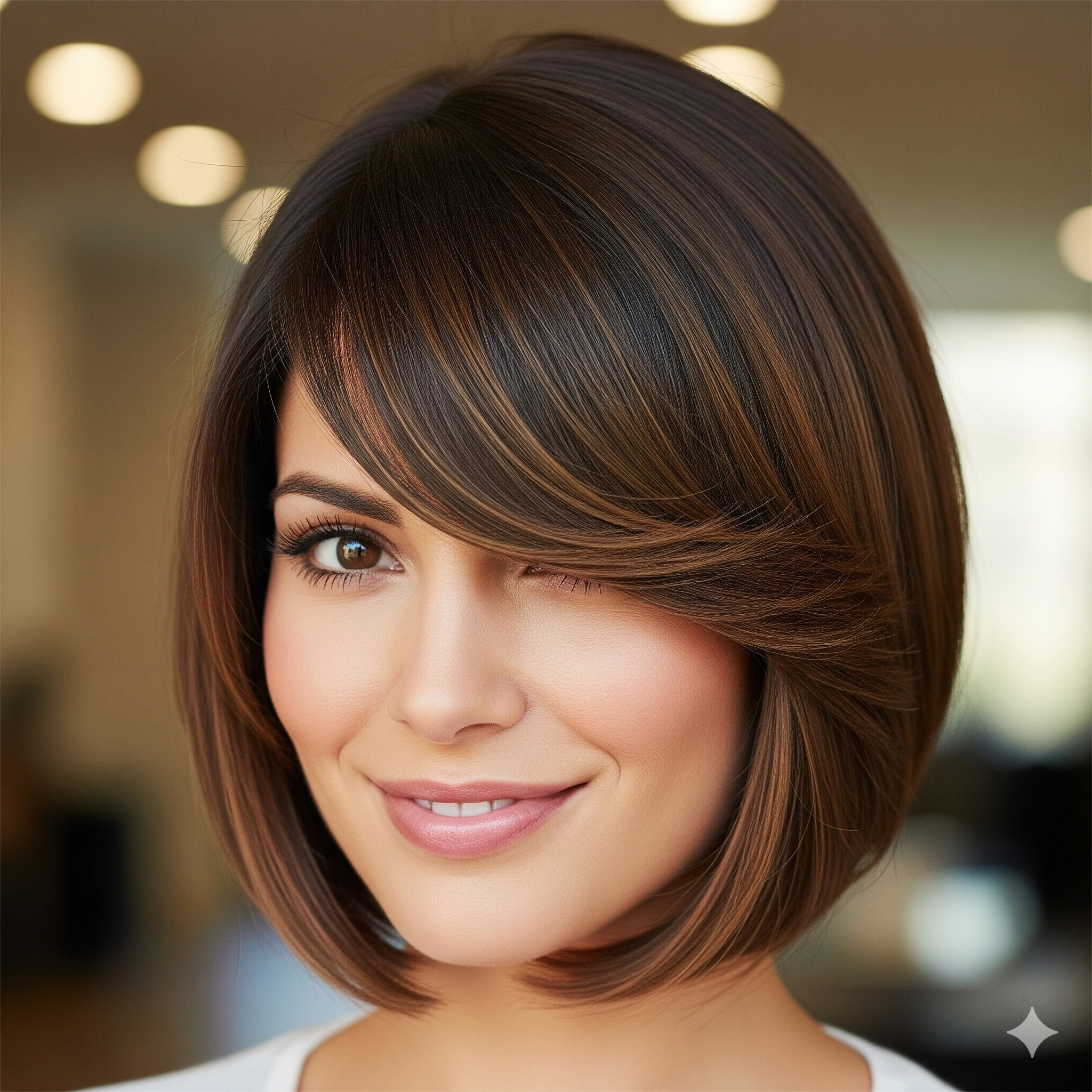  Side-Swept Bangs Hairstyles