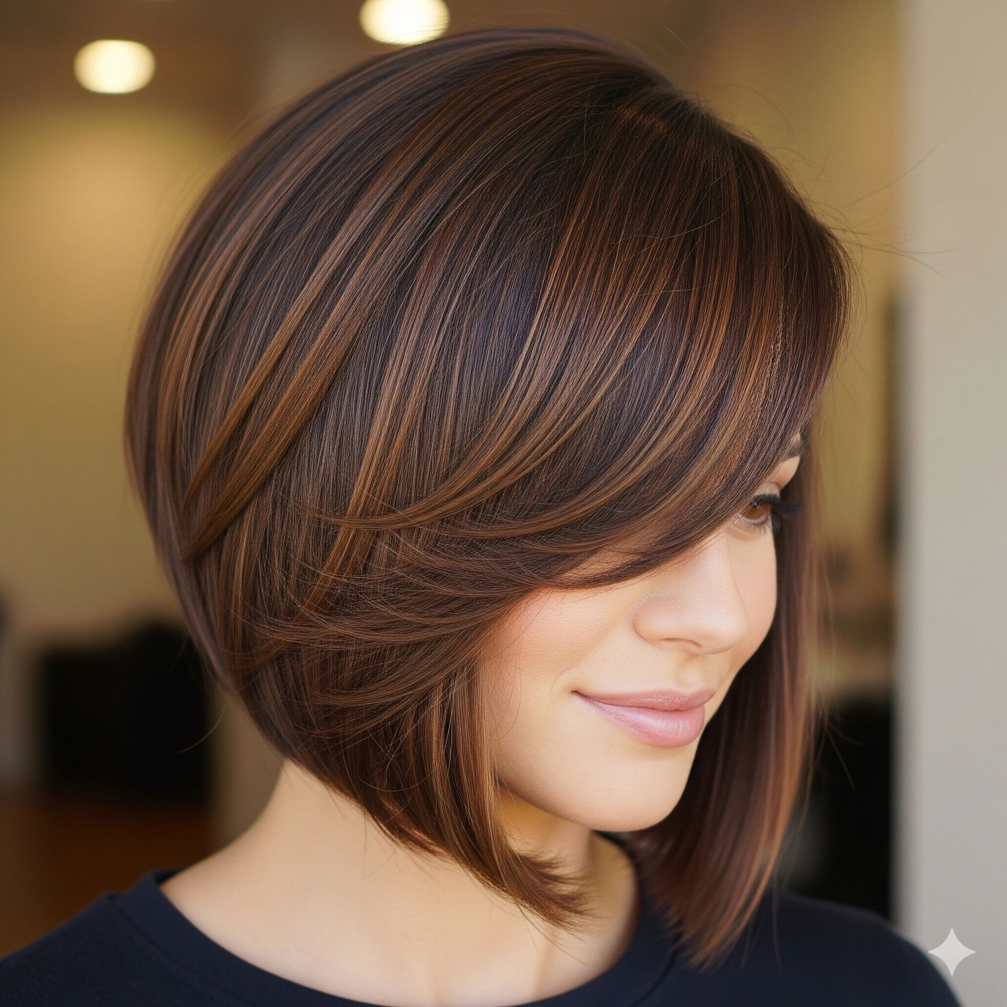  Side-Swept Bangs Hairstyles