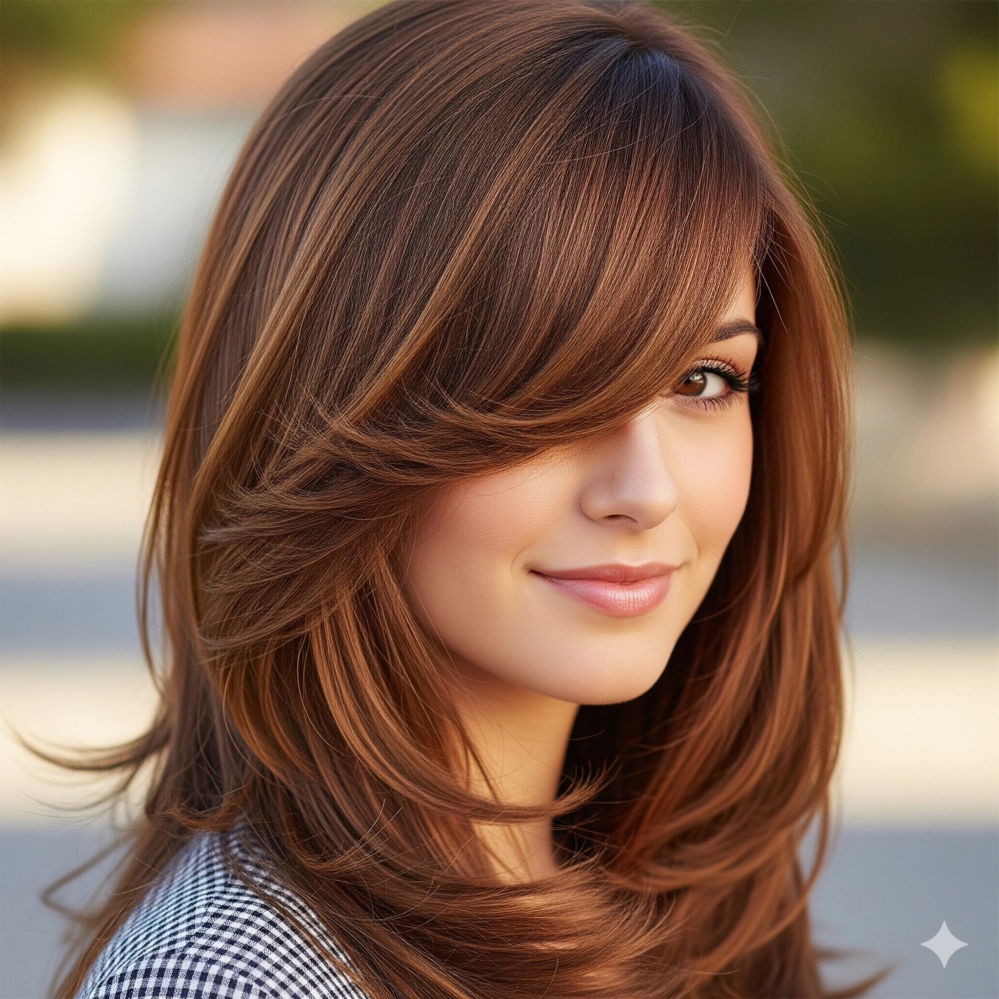  Side-Swept Bangs Hairstyles