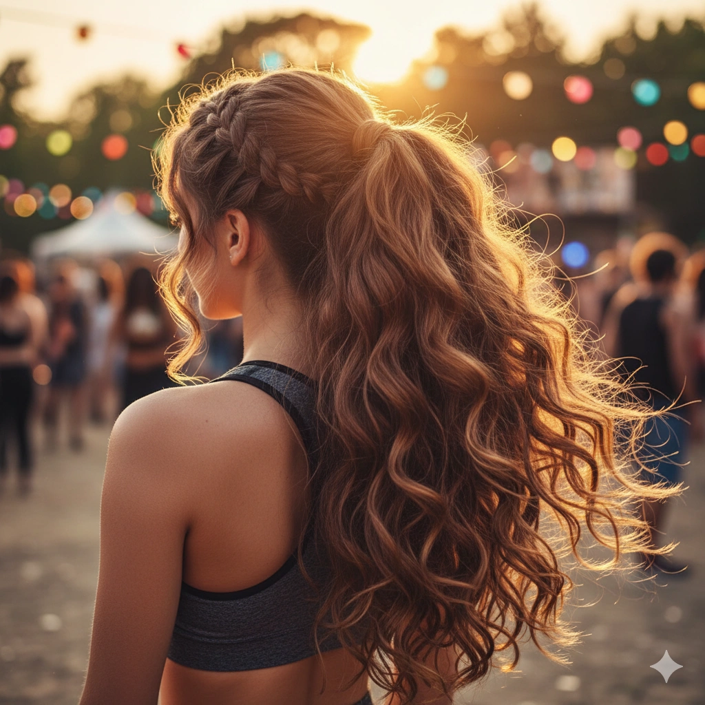 Waterfall Braids for Long Hair