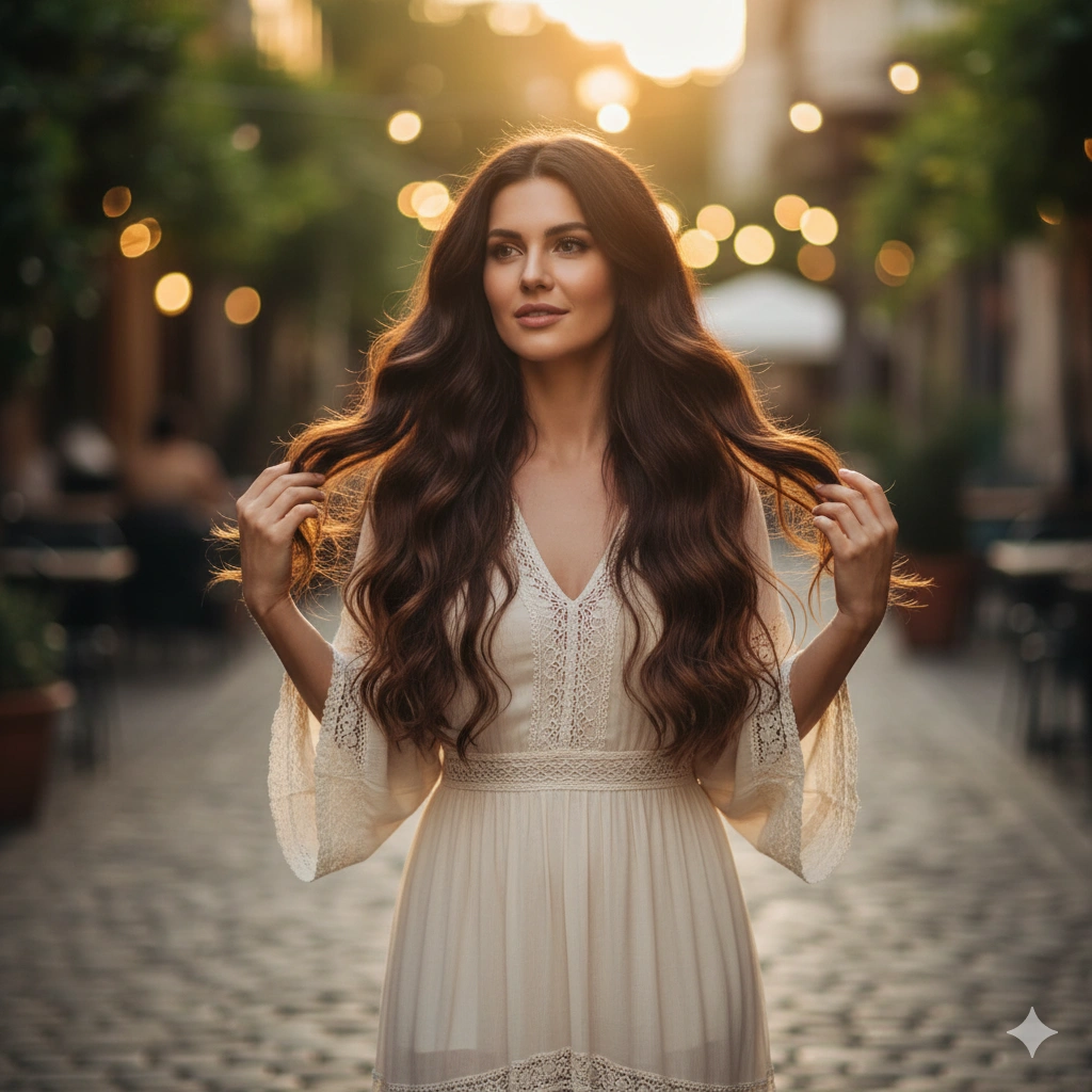 Long Curly Hairstyle