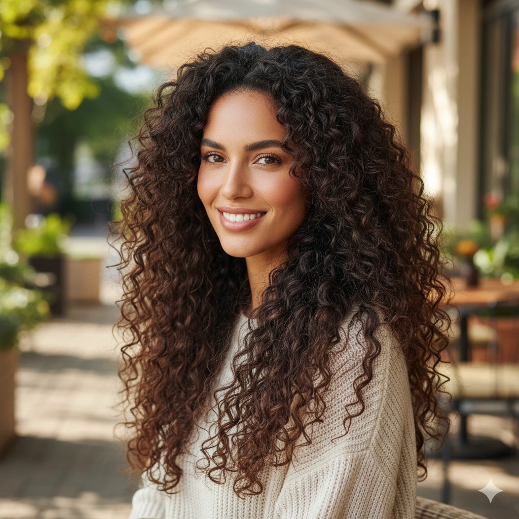 Long Curly Hairstyle