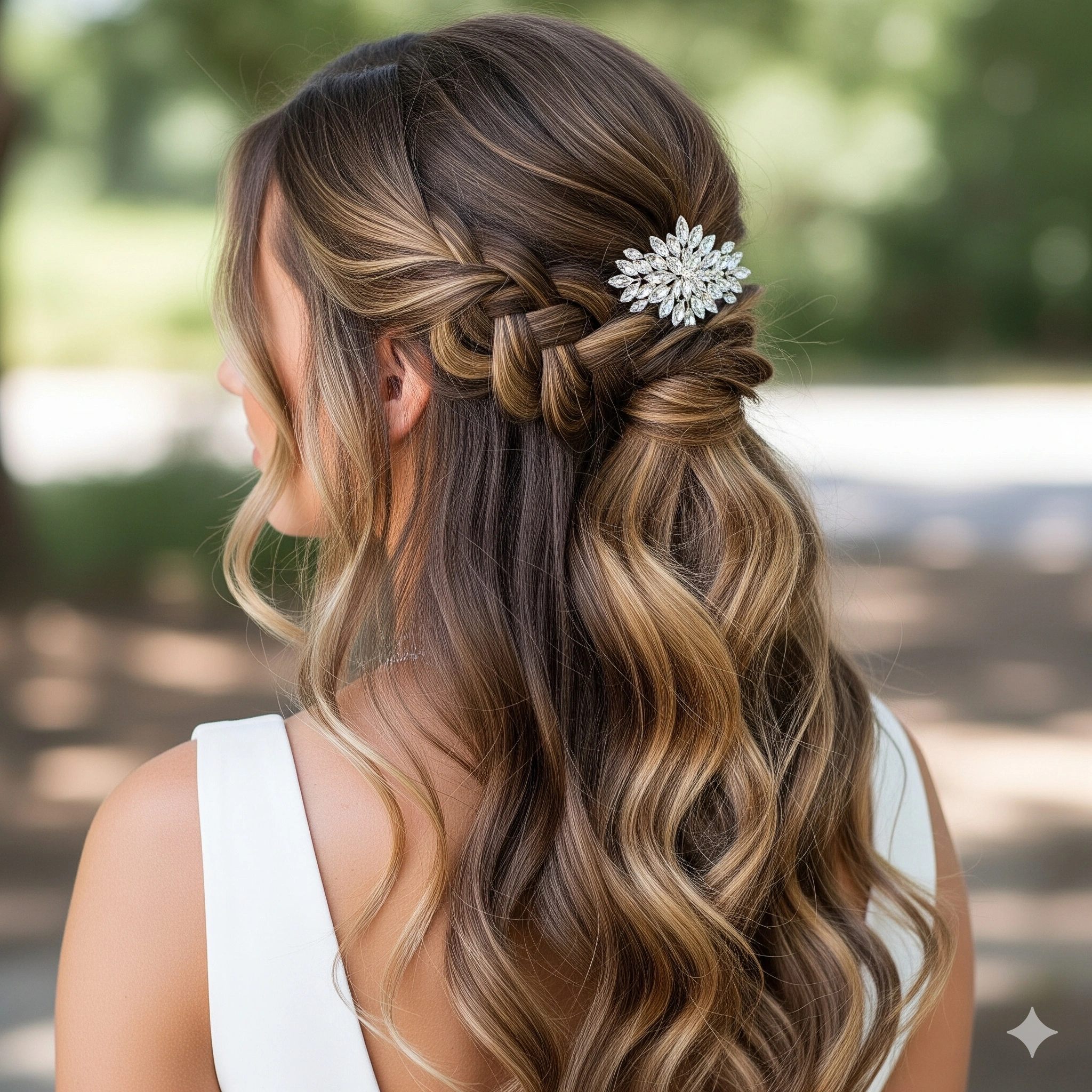 Wedding Hairstyles with flowers