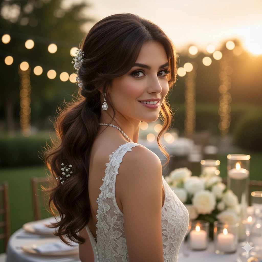 Ponytail with Long Bangs