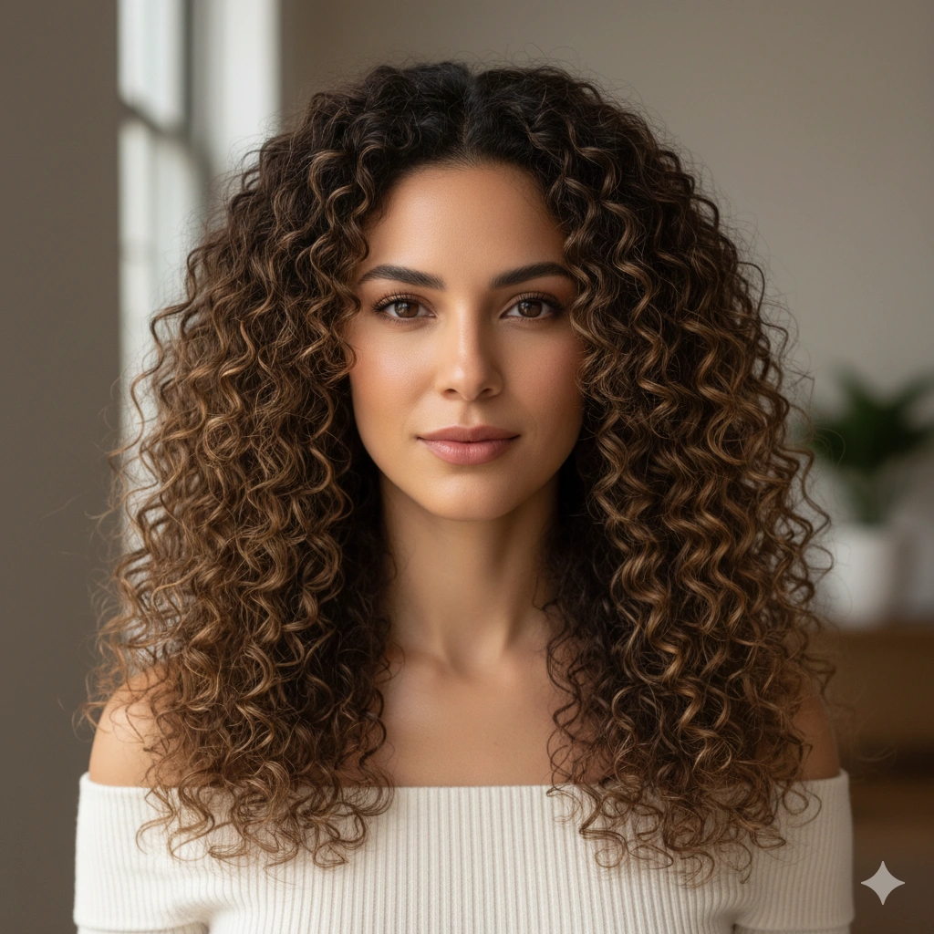 Long Curly Hairstyle