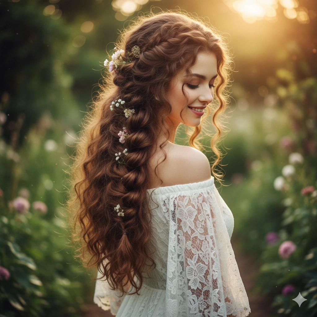 curly braid hairstyles
