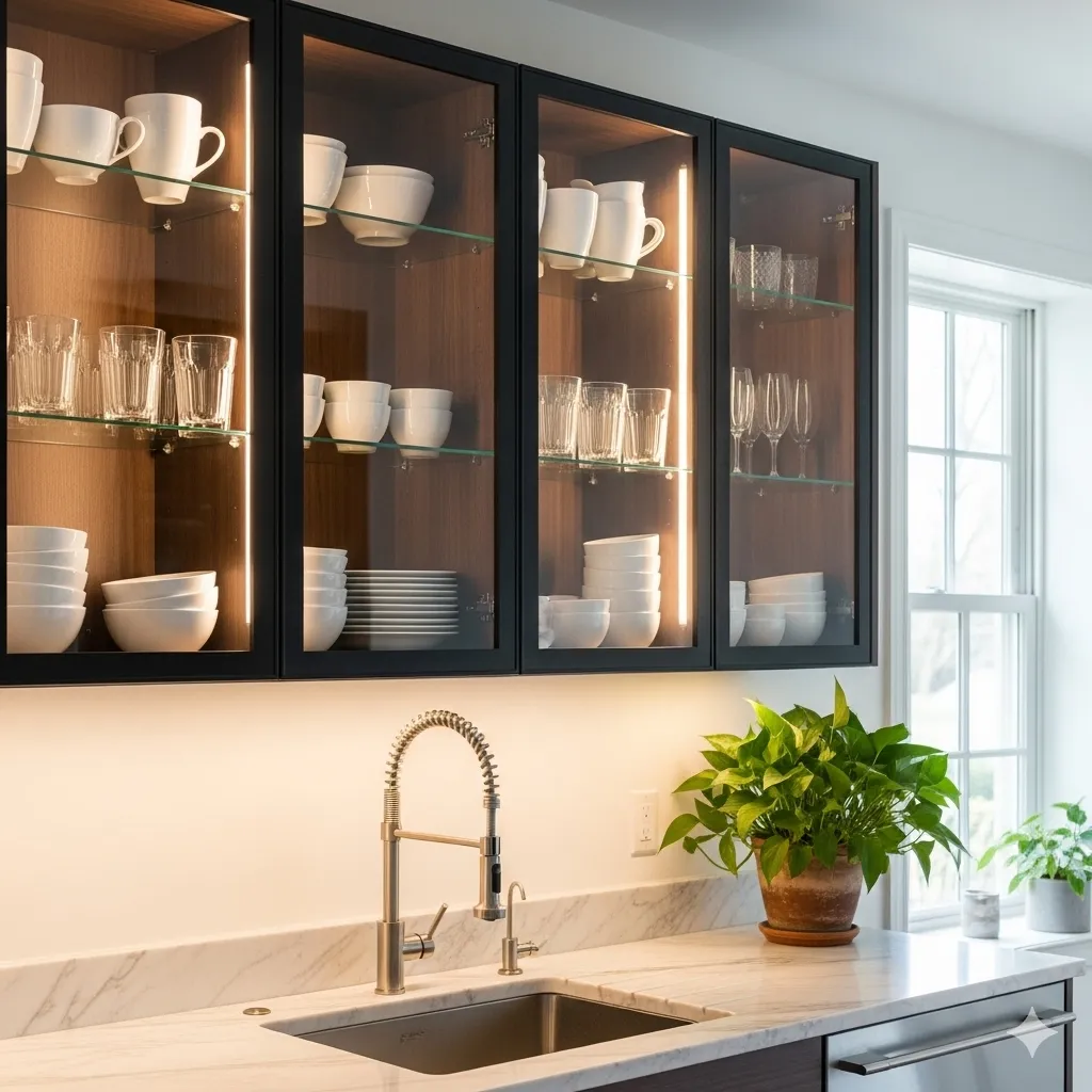 Glass-Front Cabinets