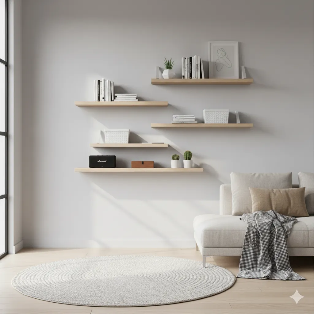 Install Floating Shelves