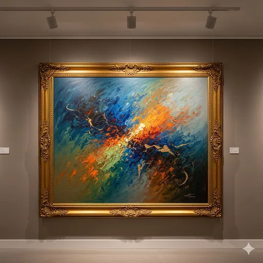 Large Framed Artwork