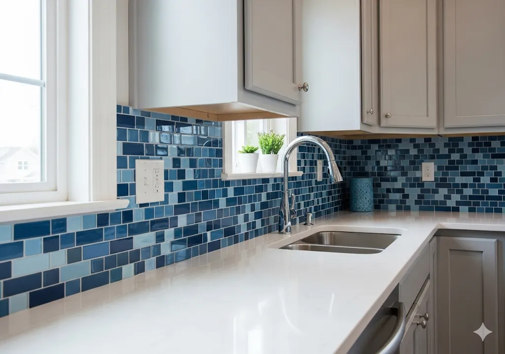 Mixed Shades of Blue