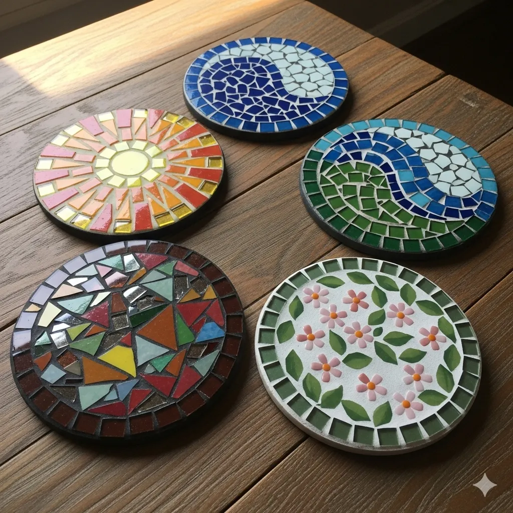 Mosaic Coasters