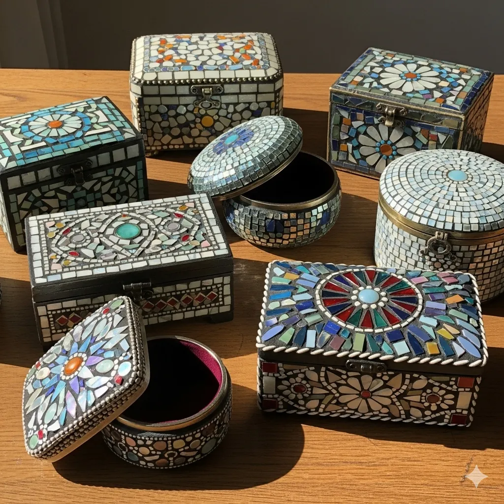 Mosaic Jewelry Boxes