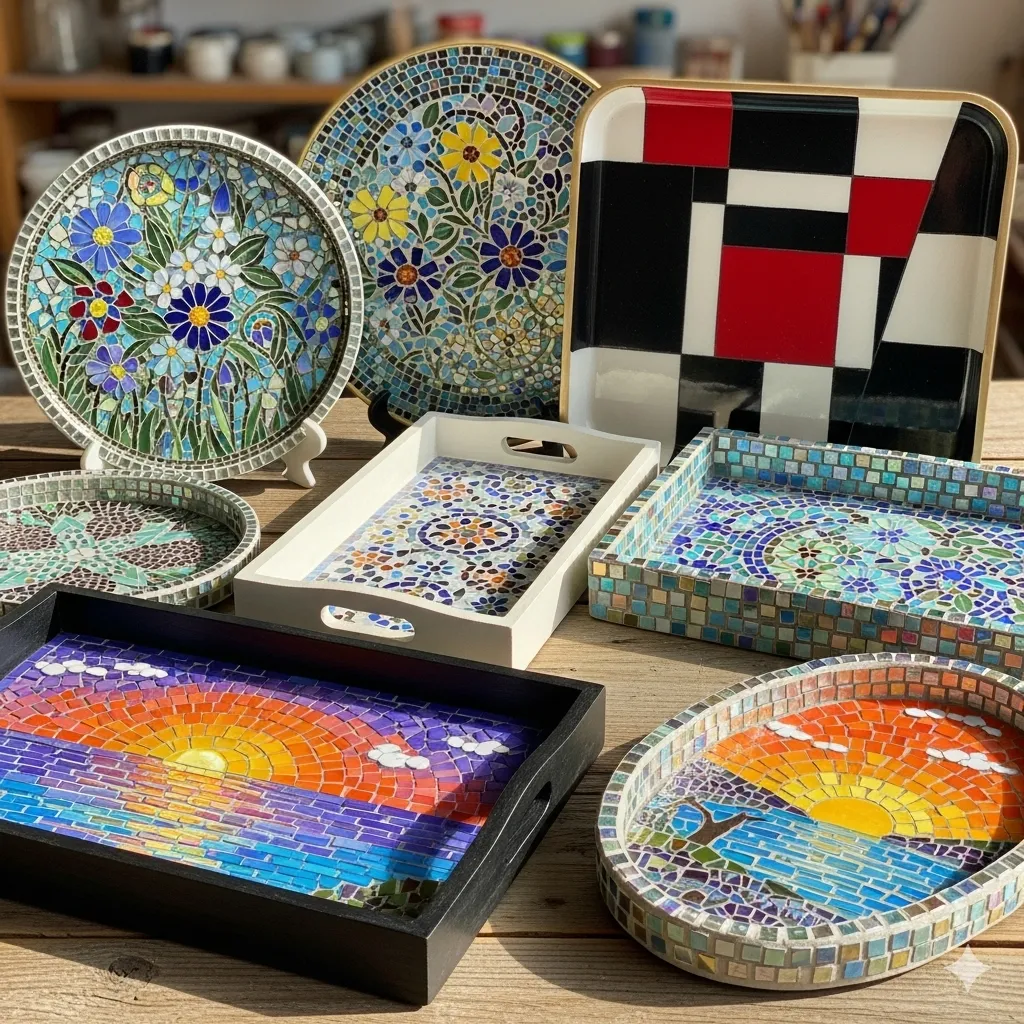 Mosaic Trays