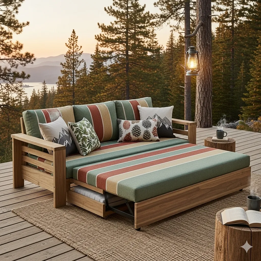 Outdoor-Inspired Sofa Bed