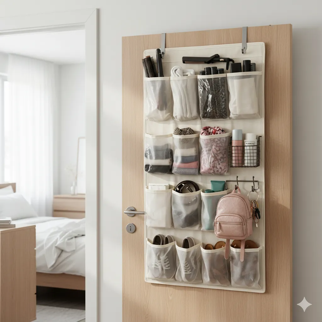 Use Over-the-Door Organizers