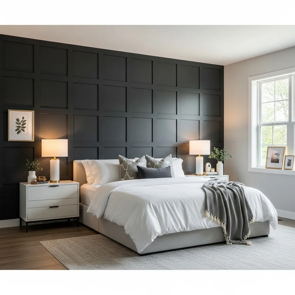 Statement Headboard Wall