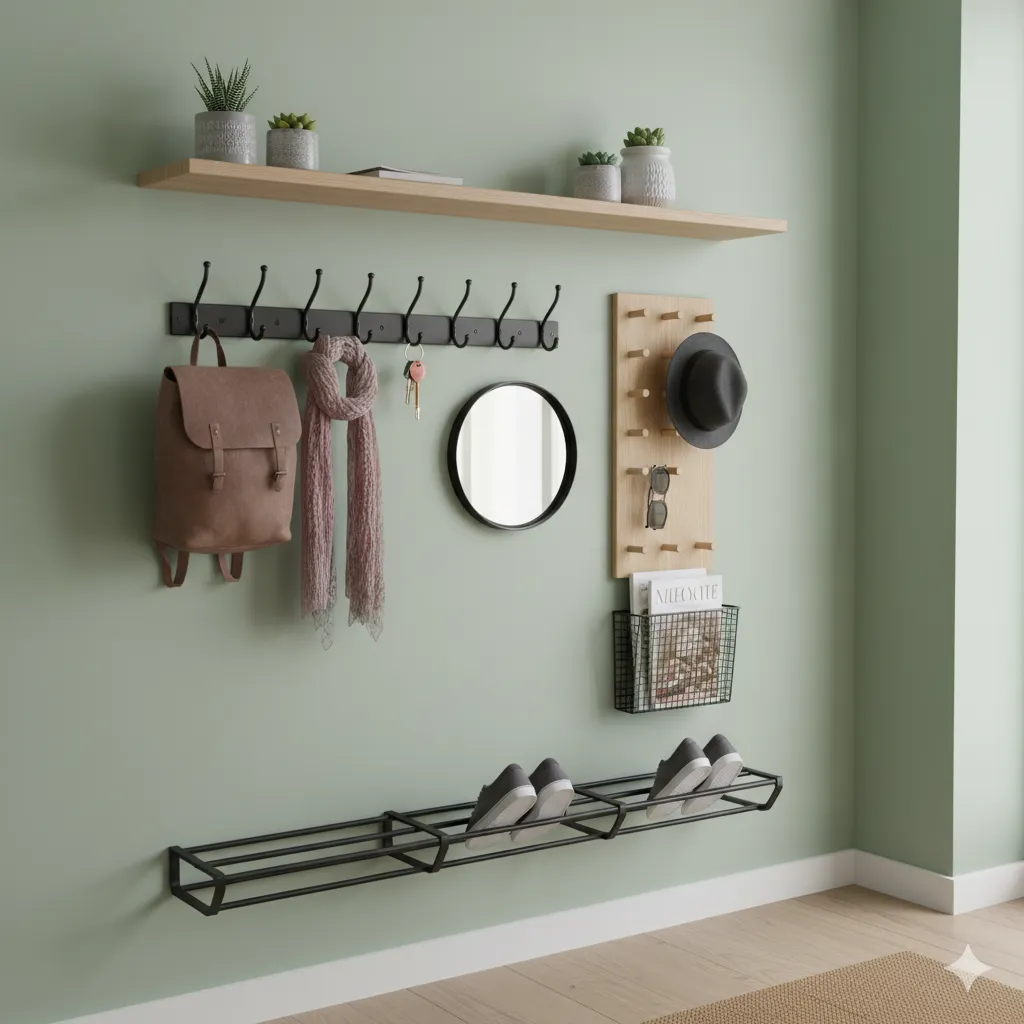  Try Wall Hooks and Racks