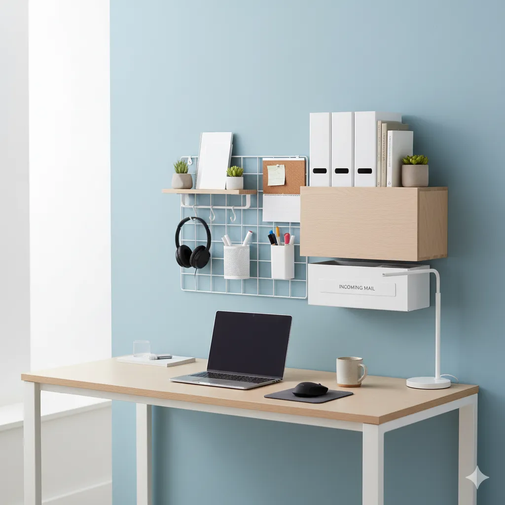 Use Wall-Mounted Organizers
