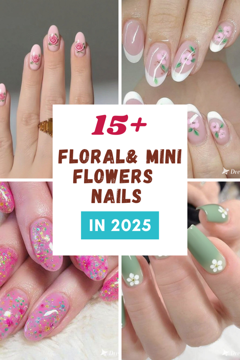 Floral & Mini Flowers Nails : 16 Stunning Designs to Try This Season