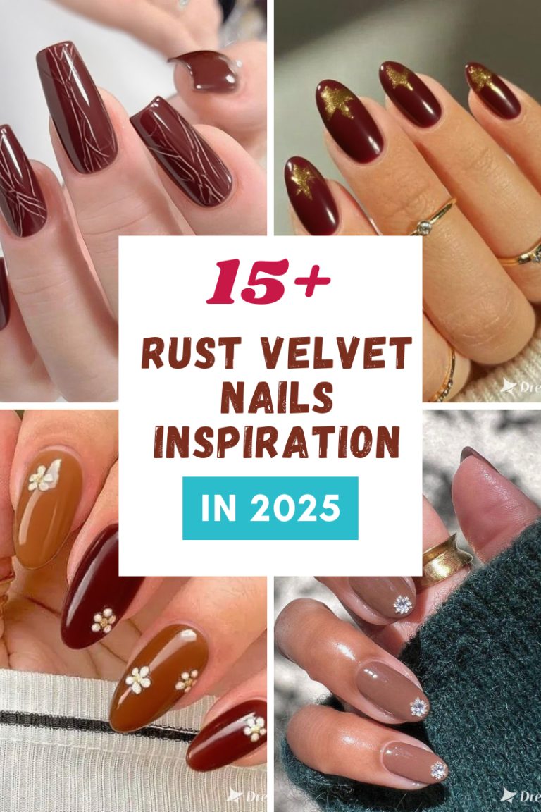 Rust Velvet Nails Inspiration: 15 Elegant Designs to Try