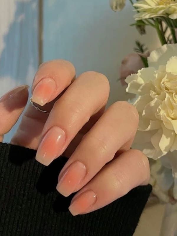 Tropical Dusk Aura Nails