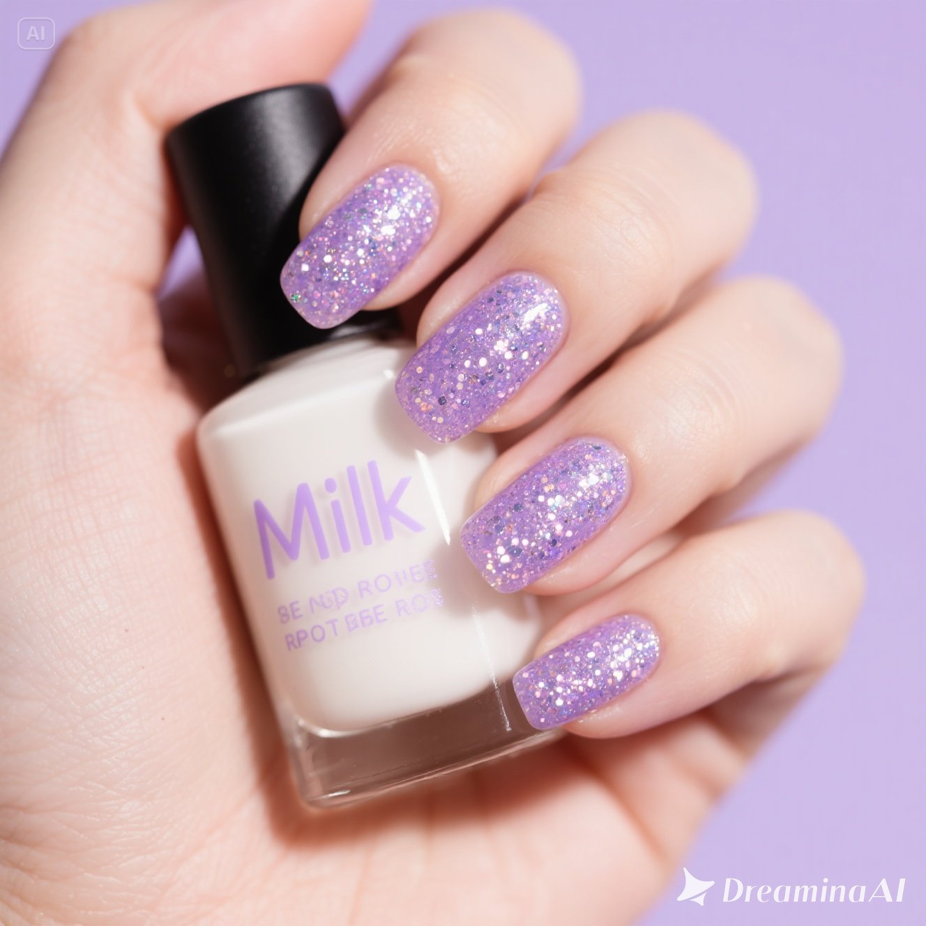Lavender Milk Nails